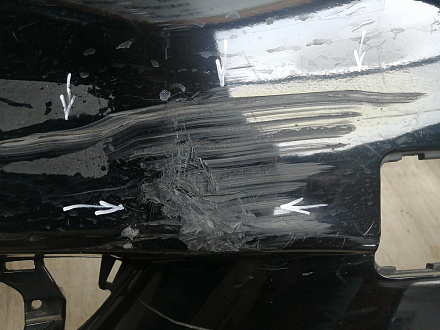 AA045728; Бампер передний; под паркт.; под омыват. (62022-3JA0H) для Infiniti/БУ; Оригинал; Р1, Мелкий дефект; 