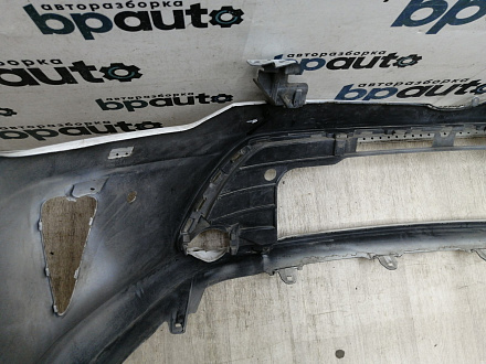 BA000121; Бампер передний; под паркт.; под омыват. (52119-06C40) для Toyota Camry/БУ; Оригинал; Р1, Мелкий дефект; 