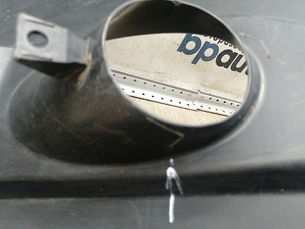 BA000187; Бампер передний; без паркт.; под омыват. (52119-05190) для Toyota Avensis/БУ; Оригинал; Р1, Мелкий дефект; 