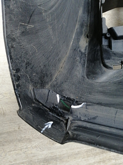 BA000164; Бампер передний; под паркт.; под омыват. (4G0 807 437) для Audi A6 C7/БУ; Оригинал; Р1, Мелкий дефект; 