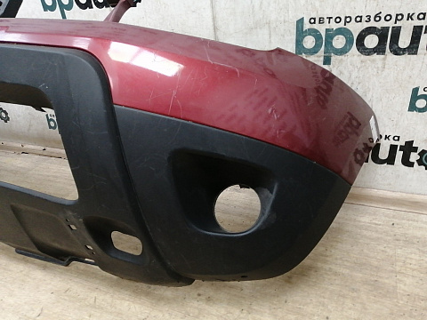 Фотография детали AA033833; Бампер передний; без паркт.; без омыват. (620227924R) для Renault Duster I (2011-2015)/БУ; Оригинал; Р1, Мелкий дефект; . Фото номер 2