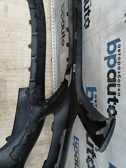 AA046096; Бампер передний; под паркт.; без омыват. (A1668851800) для Mercedes-Benz GLS-klasse I (X166) (2015-2019)/БУ; Оригинал; Р1, Мелкий дефект; 