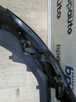 BA000162; Бампер передний; под паркт.; под омыват. (4G0 807 437) для Audi A6 C7/БУ; Оригинал; Р1, Мелкий дефект; 