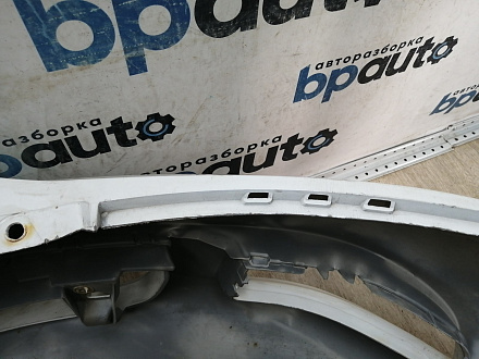 AA045386; Бампер передний; без паркт.; без омыват. (1Z0 807 221 M) для Skoda Octavia/БУ; Оригинал; Р1, Мелкий дефект; 