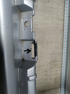 BA000240; Бампер передний; без паркт.; под омыват. (52119-42730) для Toyota Rav4 30 рест. V 2.4 (2009 - 2010)/БУ; Оригинал; Р1, Мелкий дефект; 