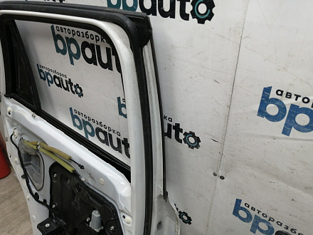 AA045166; Дверь задняя левая (KD53-73010) для Mazda CX-5/БУ; Оригинал; Р0, Хорошее; (34K) Белый перламутр