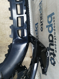 BA000255; Бампер передний, S-line; без паркт.; под омыват. (8R0 807 437 AC) для Audi Q5 I рест. (2012-2017)/БУ; Оригинал; Р1, Мелкий дефект; 