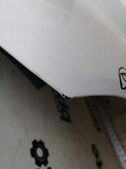 AA045289; Капот (KDY35231XA) для Mazda CX-5/БУ; Оригинал; Р1, Мелкий дефект; (34K) Белый перламутр