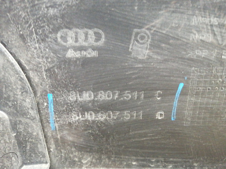 AA025982; Бампер задний; под паркт. (8U0 807 511 С) для Audi Q3 I (2011-2014)/БУ; Оригинал; Р0, Хорошее; 