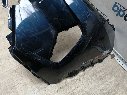 BA000258; Бампер передний; без паркт.; под омыват. (52119-0R280) для Toyota Rav4 50 (2019 -2025)/БУ; Оригинал; Р1, Мелкий дефект; 