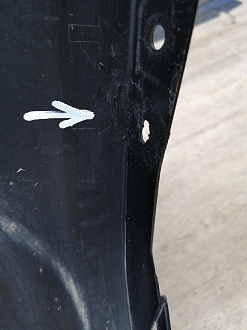 AA046307; Бампер передний; под паркт.; под омыват. (52119-48590) для Lexus RX IV рест. (2019 — 2022)/БУ; Оригинал; Р1, Мелкий дефект; 