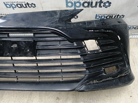 AA045788; Бампер передний; под паркт.; под омыват. (52119-06J20) для Toyota Camry 70 рест. (2021-2024)/БУ; Оригинал; Р2, Удовлетворительное; 