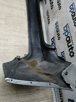 AA046118; Бампер задний; без паркт. (86611-4Y000) для Kia Rio III Sedan (2011- 2015)/БУ; Оригинал; Р1, Мелкий дефект; 