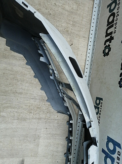 AA045707; Бампер передний; без паркт.; под омыват. (5СU807221A) для Volkswagen Jetta VI рест. (2015-2018)/БУ; Оригинал; Р2, Удовлетворительное; 