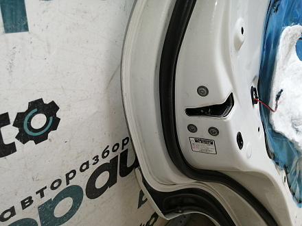 AA045294; Дверь задняя левая, под расширитель, Long (67004-42110) для Toyota Rav4/БУ; Оригинал; Р0, Хорошее; (070) Белый перламутр 3х. сл.