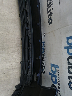 AA045947; Бампер передний; под паркт.; под омыват. (52119-0E220) для Toyota Highlander III (2014 — 2016)/БУ; Оригинал; Р1, Мелкий дефект; 