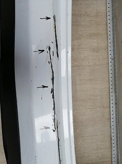 AA045478; Бампер задний; без паркт. (86611-M0000) для Hyundai Creta I (2016-2021)/БУ; Оригинал; Р2, Удовлетворительное; 