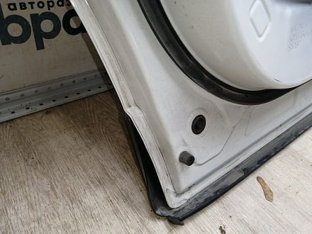 AA045166; Дверь задняя левая (KD53-73010) для Mazda CX-5/БУ; Оригинал; Р0, Хорошее; (34K) Белый перламутр