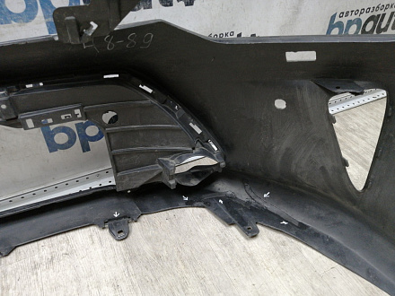 AA045399; Бампер передний; под паркт.; под омыват. (52119-06C40) для Toyota Camry/БУ; Оригинал; Р1, Мелкий дефект; 