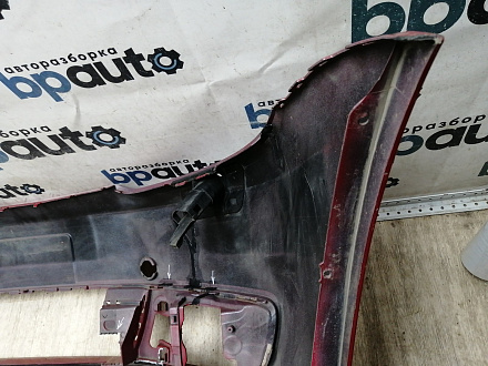 AA045701; Бампер передний; без паркт.; под омыват. (1T0 807 221 M) для Volkswagen Touran II (2010-2015)/БУ; Оригинал; Р2, Удовлетворительное; 