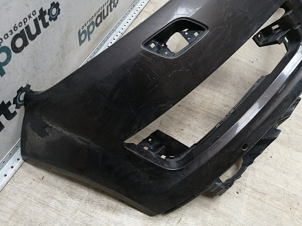 AA045518; Бампер передний; под паркт.; под омыват. (4L0 807 437 H) для Audi Q7 I рест. (2010-2015)/БУ; Оригинал; Р1, Мелкий дефект; 