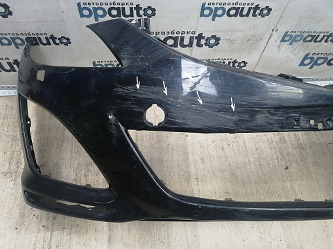 Фотография детали AA044508; Бампер передний; без паркт.; под омыват. (GDK4-50031) для Mazda 6 GH/БУ; Оригинал; Р2, Удовлетворительное; . Фото номер 8