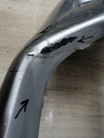 Фотография детали AA045137; Бампер передний; под паркт.; под омыват. (52119-0T020) для Toyota Venza/БУ; Оригинал; Р2, Удовлетворительное; . Фото номер 35