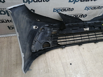AA045787; Бампер передний; под паркт.; под омыват. (52119-06J20) для Toyota Camry 70 рест. (2021-2024)/БУ; Оригинал; Р1, Мелкий дефект; 