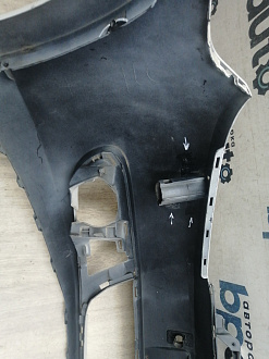 AA045981; Бампер передний; под паркт.; под омыват. (5K0807221) для Volkswagen Golf/БУ; Оригинал; Р1, Мелкий дефект; 