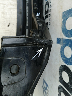 AA044988; Бампер передний; без паркт.; без омыват. (86511-2H000) для Hyundai Elantra IV (HD) (2006-2011)/БУ; Оригинал; Р1, Мелкий дефект; 