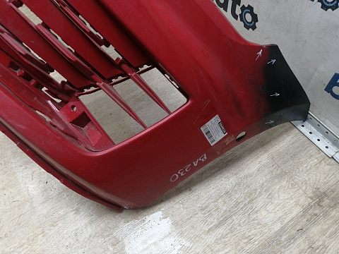 Фотография детали BA000230; Бампер передний, GTI; под паркт.; под омыват. (5G0807221L) для Volkswagen Golf/БУ; Оригинал; Р2, Удовлетворительное; . Фото номер 2