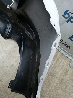 BA000212; Бампер задний; под паркт. (TK2150221) для Mazda CX-9 I рест. (2012-2016)/БУ; Оригинал; Р1, Мелкий дефект; 