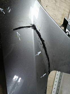 AA044807; Бампер передний; под паркт.; без омыват. (86511-Q5000) для Kia Seltos (2019-2023)/БУ; Оригинал; Р2, Удовлетворительное; 