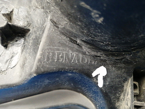Фотография детали AA039516; Фара галоген правая, черный отражатель (260107307R) для Renault Duster I рест. (2015-2021)/БУ; Оригинал; Р2, Удовлетворительное; . Фото номер 10