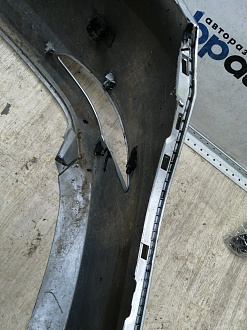 BA000141; Бампер задний; под паркт. (86611-4L500) для Hyundai Solaris I рест. Sedan (2014- 2016)/БУ; Оригинал; Р1, Мелкий дефект; 