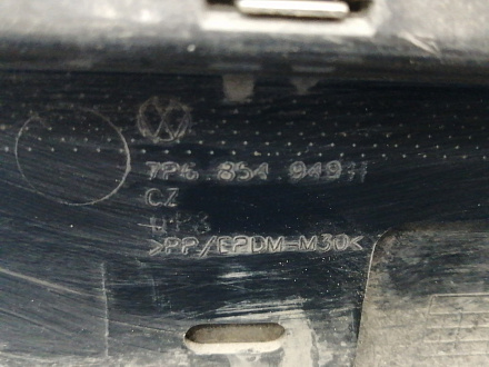 AA035884; Накладка на дверь задняя левая (7P6854949H) для Volkswagen Touareg/БУ; Оригинал; Р1, Мелкий дефект; 