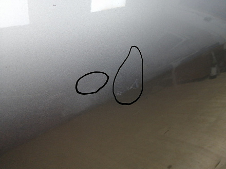 AA045293; Дверь задняя левая, под расширитель, Long (67004-42110) для Toyota Rav4/БУ; Оригинал; Р1, Мелкий дефект; 