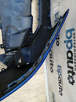 AA045845; Бампер передний; без паркт.; без омыват. (2803101XKQ00A) для Haval F7 I (2019- 2022)/БУ; Оригинал; Р1, Мелкий дефект; 