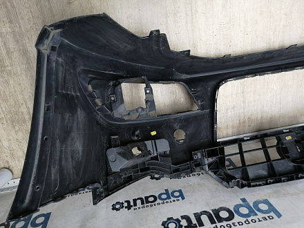 BA000162; Бампер передний; под паркт.; под омыват. (4G0 807 437) для Audi A6 C7/БУ; Оригинал; Р1, Мелкий дефект; 