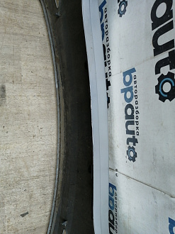 BA000141; Бампер задний; под паркт. (86611-4L500) для Hyundai Solaris I рест. Sedan (2014- 2016)/БУ; Оригинал; Р1, Мелкий дефект; 