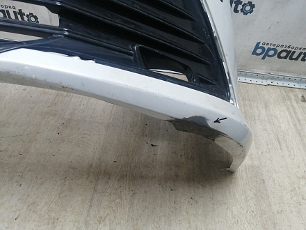 AA045787; Бампер передний; под паркт.; под омыват. (52119-06J20) для Toyota Camry 70 рест. (2021-2024)/БУ; Оригинал; Р1, Мелкий дефект; 