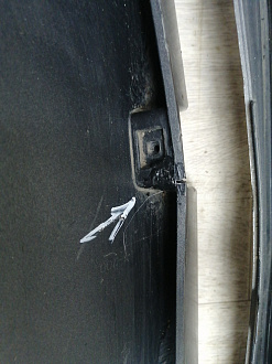 AA045642; Бампер передний, S-line; под паркт.; под омыват. (4G8 807 437 F) для Audi A7 I Sportback (2010-2014)/БУ; Оригинал; Р1, Мелкий дефект; 