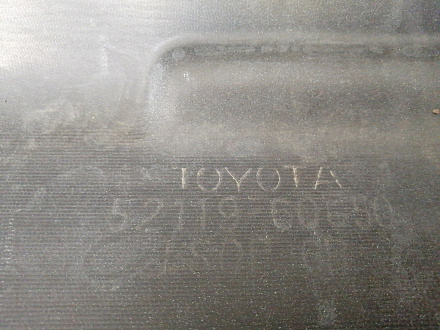 AA038254; Бампер передний; без паркт.; под омыват. (52119-60G50) для Toyota Land Cruiser Prado 150 рест. (2013 — 2017)/БУ; Оригинал; Р2, Удовлетворительное; 