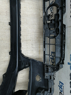 BA000163; Бампер передний; под паркт.; под омыват. (4G0 807 437) для Audi A6 C7/БУ; Оригинал; Р1, Мелкий дефект; 