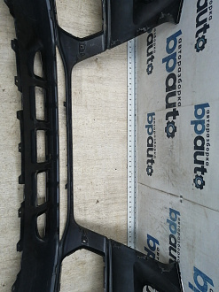 BA000256; Бампер передний, S-line; без паркт.; под омыват. (8R0 807 437 AC) для Audi Q5 I рест. (2012-2017)/БУ; Оригинал; Р1, Мелкий дефект; 