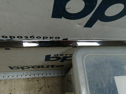 AA044562; Молдинг порога левый, хром (75858-33010) для Toyota Camry 50 (2012 — 2014)/БУ; Оригинал; Р0, Хорошее; 