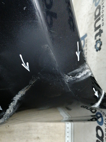 Фотография детали AA045865; Бампер передний; без паркт.; без омыват. (2803101XKV64A) для Haval H9 I рест. (2017-2024)/БУ; Оригинал; Р2, Удовлетворительное; . Фото номер 5