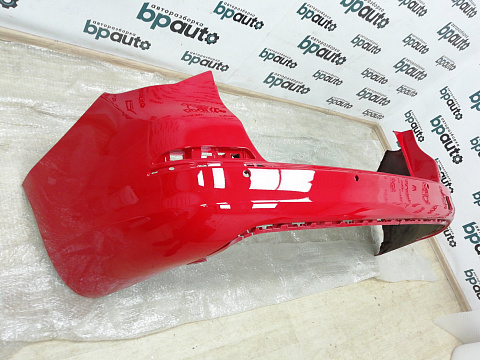 Фотография детали AA009587; Бампер задний, под хром молдинг; под паркт. (13368934) для Opel Astra J рест. Wagon (2012 - 2015)/БУ; Оригинал; Р0, Хорошее; (GBH, 63U) Красный. Фото номер 2