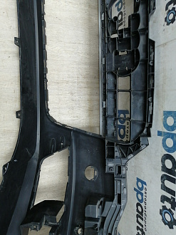 AA045630; Бампер передний; под паркт.; под омыват. (4G0 807 437) для Audi A6 C7/БУ; Оригинал; Р1, Мелкий дефект; 