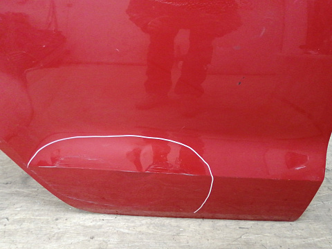 Фотография детали AA043236; Дверь задняя правая (6R4 833 056 J) для Volkswagen Polo V Hatchback (2009-2013)/БУ; Оригинал; Р2, Удовлетворительное; . Фото номер 5